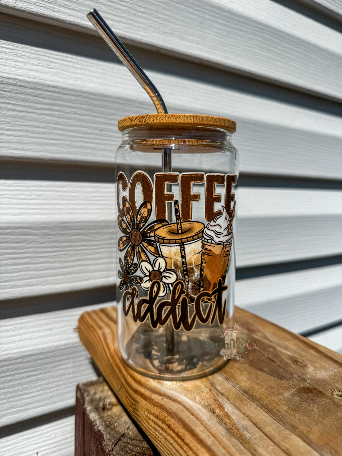 Custom Glass 16 oz Tumbler