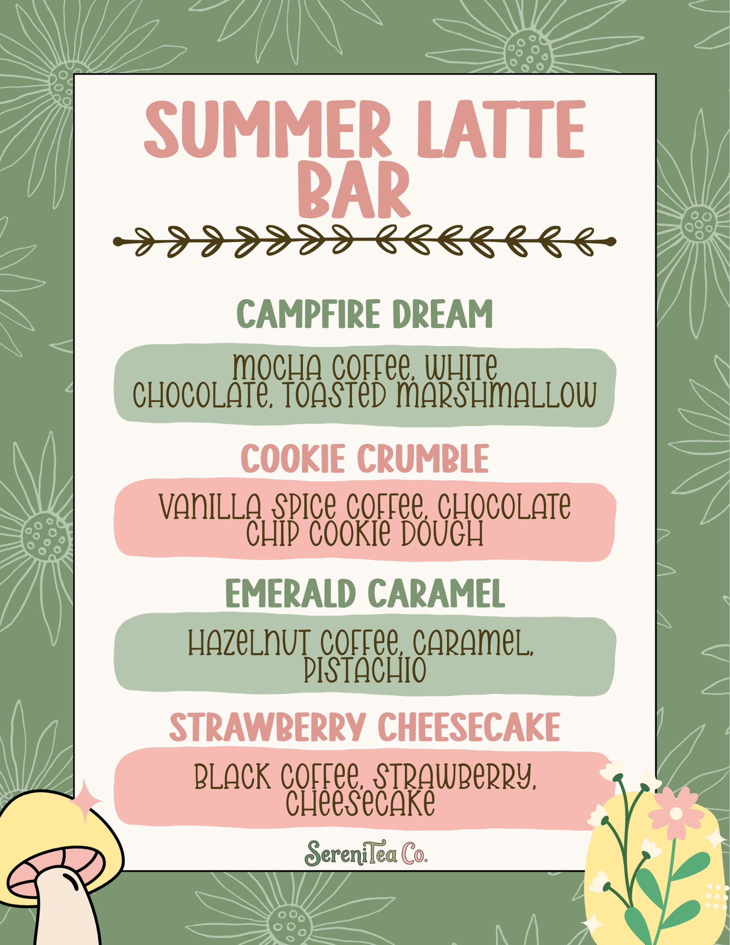 Summer Latte Bar