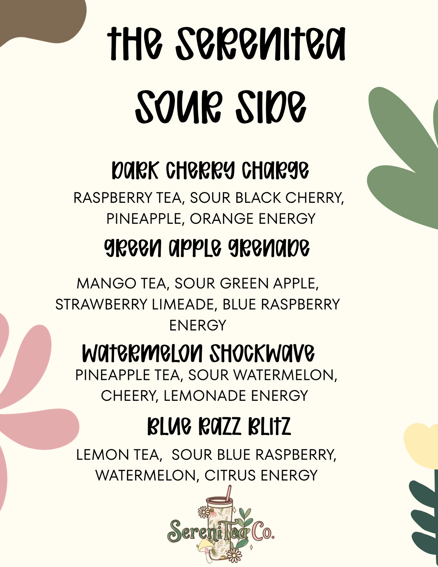 The SereniTea Sour Side