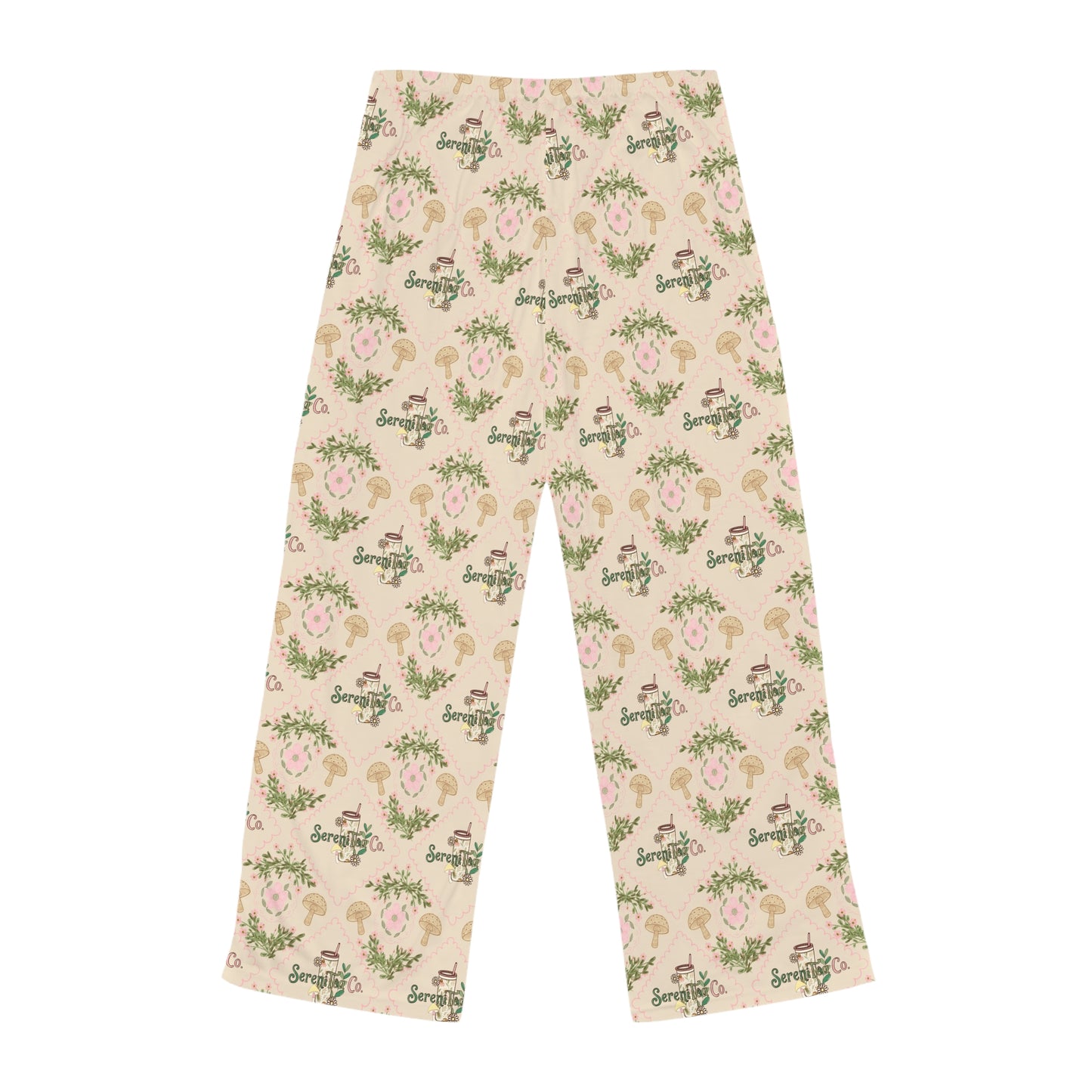 Floral SereniTea Women's Pajama Pants — Soft All-Over Print Loungewear