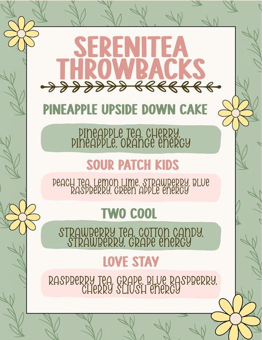 SereniTea Throwbacks