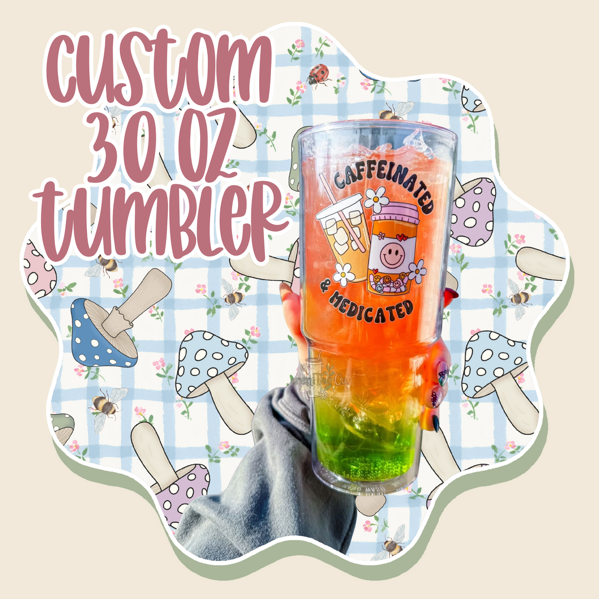 Custom 30oz Acrylic Tumbler
